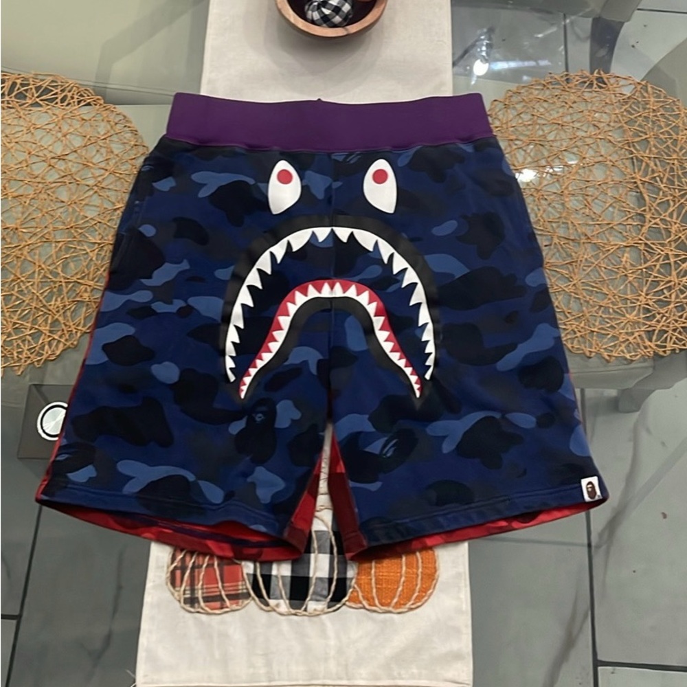 BAPE Multi Color Camo Shorts